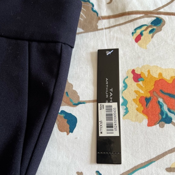 NWT TAHARI ASL Navy Blue Dress Pants - Picture 10 of 11